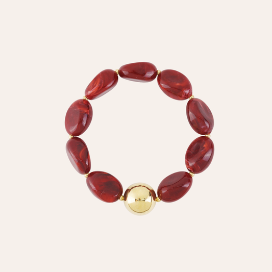 Armband - kralen bold