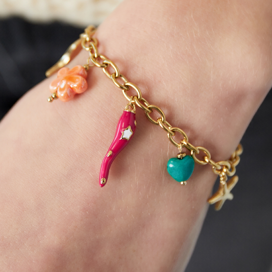 Armband - pink pepper