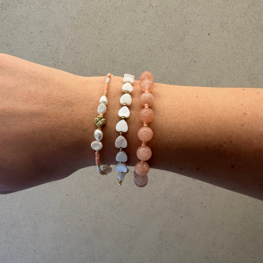 Armband Soleil - nude