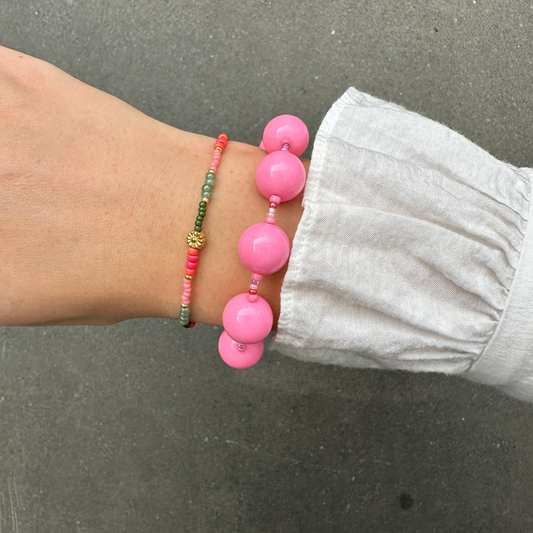 Armband Cosy vibes - hot pink