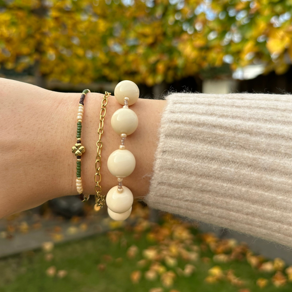 Armband Cosy vibes - beige