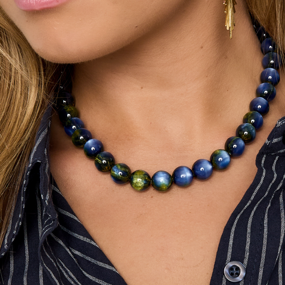 Ketting - kralen shimmer