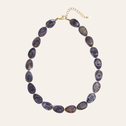 Ketting - kralen ovaal