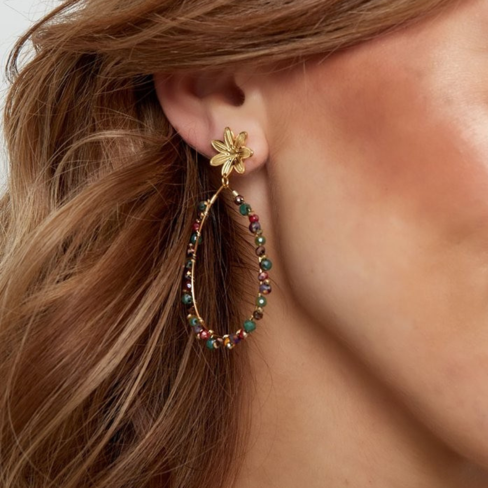 Oorbellen - sparkling hoops