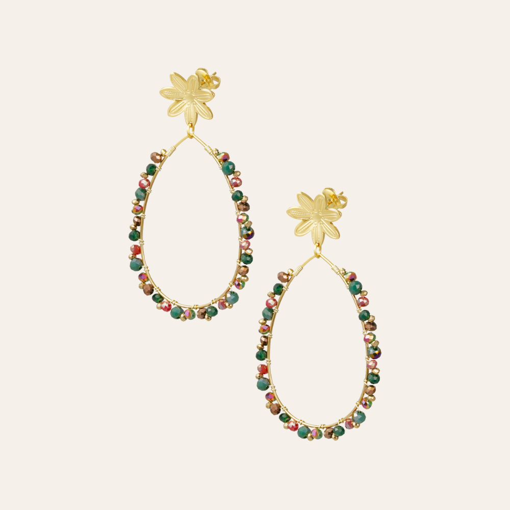 Oorbellen - sparkling hoops