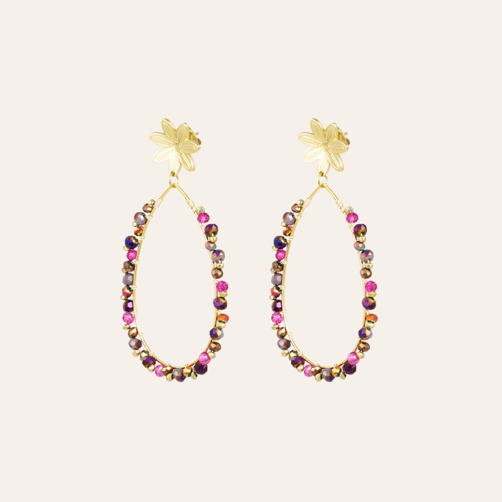Oorbellen - sparkling hoops